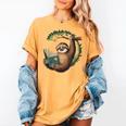 Sloth Reading a Book Lazy Sloth Bookworm Women's Comfort Colors T-Shirt Mustard Sloth Reading a Book Lazy Sloth Bookworm Women's Comfort Colors T-Shirt Mustard