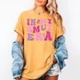 In My Smut Era Groovy Smut Book Reading Spicy Book Romance Women's Comfort Colors T-Shirt Mustard