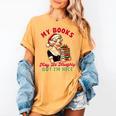 Smut Reader Christmas My Books May Be Naughty But I'm Nice Women's Comfort Colors T-Shirt Mustard