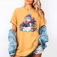 Snowman Reading Book Lovers Christmas Bookworm Librarian Women's Comfort Colors T-Shirt Mustard Snowman Reading Book Lovers Christmas Bookworm Librarian Women's Comfort Colors T-Shirt Mustard