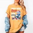 Snowman Winter Snow So Many Books Christmas Snow Little Time Women's Comfort Colors T-Shirt Mustard