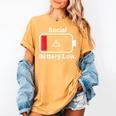Social Battery Low Anti-Social Introvert Women's Comfort Colors T-Shirt Mustard Social Battery Low Anti-Social Introvert Women's Comfort Colors T-Shirt Mustard