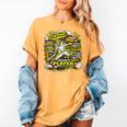 Softball Pitcher Best Traits Brave Retro Pop Comic Book Art Women's Comfort Colors T-Shirt Mustard Softball Pitcher Best Traits Brave Retro Pop Comic Book Art Women's Comfort Colors T-Shirt Mustard