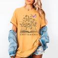 Sorry I'm Booked Book Lover Teachers Librarians Women's Comfort Colors T-Shirt Mustard