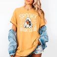 Spooky Book Club Cute Ghost Reading Book Halloween Costume Women's Comfort Colors T-Shirt Mustard Spooky Book Club Cute Ghost Reading Book Halloween Costume Women's Comfort Colors T-Shirt Mustard