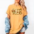 Spooky Halloween Book Lover Halloween Reading Goose Women's Comfort Colors T-Shirt Mustard Spooky Halloween Book Lover Halloween Reading Goose Women's Comfort Colors T-Shirt Mustard