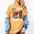 Stay Curious Monkey Reading Book Lover Bookworm Women's Comfort Colors T-Shirt Mustard