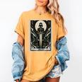 Tarot Cards Guide Book Esoteric Mysticism Clothing Tarot Card Justice Women's Comfort Colors T-Shirt Mustard Tarot Cards Guide Book Esoteric Mysticism Clothing Tarot Card Justice Women's Comfort Colors T-Shirt Mustard
