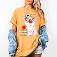 Teacher Pig Cute Farm Animal Book Lover School Student For Men Women Kids Women's Comfort Colors T-Shirt Mustard