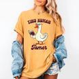 Teacher Silly Goose Reading Book Teaching Tiny Human Tamer Women's Comfort Colors T-Shirt Mustard Teacher Silly Goose Reading Book Teaching Tiny Human Tamer Women's Comfort Colors T-Shirt Mustard