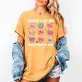 Things I Do On Valentines's Day Book Lover Candy Heart Women's Comfort Colors T-Shirt Mustard