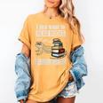 Tiny Dinosaur Read Books & Pet My Bearded Dragon Lover Premium Tri-Blend Women's Comfort Colors T-Shirt Mustard