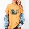 Tired Moms Book Club Coffee Chaos And Chapters Women's Comfort Colors T-Shirt Mustard