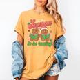 Tis The Season Book Reading Gingerbread Teacher Librarian Women's Comfort Colors T-Shirt Mustard Tis The Season Book Reading Gingerbread Teacher Librarian Women's Comfort Colors T-Shirt Mustard
