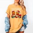 ’Tis The Season To Be Reading Book Lover Women's Comfort Colors T-Shirt Mustard