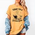 Today I'm A Serious Goose Animal Reading Book Lovers Women's Comfort Colors T-Shirt Mustard Today I'm A Serious Goose Animal Reading Book Lovers Women's Comfort Colors T-Shirt Mustard