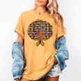 History Month Afro Women Girls Book Lover Librarian Women's Comfort Colors T-Shirt Mustard History Month Afro Women Girls Book Lover Librarian Women's Comfort Colors T-Shirt Mustard