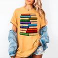History Month Educated Black Leaders Reading Books Women's Comfort Colors T-Shirt Mustard