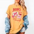 Valentines Book Lover Romance Books Are My Love Language Women's Comfort Colors T-Shirt Mustard Valentines Book Lover Romance Books Are My Love Language Women's Comfort Colors T-Shirt Mustard