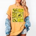 Varsity-Gold Yellow Comic Book University Varsity-Gold Women's Comfort Colors T-Shirt Mustard