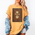 War And Peace Book Cover Women's Comfort Colors T-Shirt Mustard War And Peace Book Cover Women's Comfort Colors T-Shirt Mustard