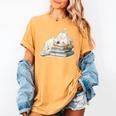 West Highland Terrier Books Dog Breed Westie For Men Women Girls Kids Women's Comfort Colors T-Shirt Mustard