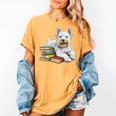 West Highland Terrier Books Dog Breed Westie For Men Women Kids Women's Comfort Colors T-Shirt Mustard West Highland Terrier Books Dog Breed Westie For Men Women Kids Women's Comfort Colors T-Shirt Mustard