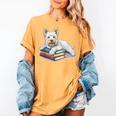 West Highland Terrier Books Dog Breed Westie Women's Comfort Colors T-Shirt Mustard West Highland Terrier Books Dog Breed Westie Women's Comfort Colors T-Shirt Mustard