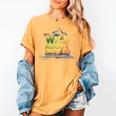 Wild About Reading Books Lovers Novelty Bookworm Library Day Women's Comfort Colors T-Shirt Mustard
