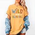Wild About Reading Books Reader Teachers Kids Librarian Women's Comfort Colors T-Shirt Mustard Wild About Reading Books Reader Teachers Kids Librarian Women's Comfort Colors T-Shirt Mustard