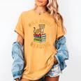 Wild About Reading Cute Leopard Teacher Kids Book Lover Women's Comfort Colors T-Shirt Mustard Wild About Reading Cute Leopard Teacher Kids Book Lover Women's Comfort Colors T-Shirt Mustard