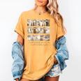 I Will Read Books Here And There I Will Read Books Anywhere Women's Comfort Colors T-Shirt Mustard
