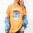 Winter Reading Book Bookworm Winter Women's Comfort Colors T-Shirt Mustard Winter Reading Book Bookworm Winter Women's Comfort Colors T-Shirt Mustard