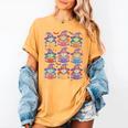Witches Reading Books Halloween Cute Teens Kids Women's Comfort Colors T-Shirt Mustard
