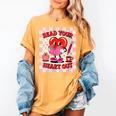 Women's Read Your Heart Out Groovy Bookish Valentine Day Women Girls Women's Comfort Colors T-Shirt Mustard Women's Read Your Heart Out Groovy Bookish Valentine Day Women Girls Women's Comfort Colors T-Shirt Mustard
