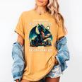 In a World Of Bookworms Be a Book Dragon Reading Women's Comfort Colors T-Shirt Mustard