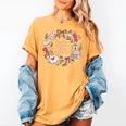 Xmas Tis The Season To Be Reading Books Pajamas Women's Comfort Colors T-Shirt Mustard Xmas Tis The Season To Be Reading Books Pajamas Women's Comfort Colors T-Shirt Mustard