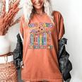 100 Days In The Books Reading Teacher 100th Day Of School Women's Comfort Colors T-Shirt Yam 100 Days In The Books Reading Teacher 100th Day Of School Women's Comfort Colors T-Shirt Yam