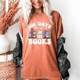 100 Days In The Books School Reading Celebration Women's Comfort Colors T-Shirt Yam