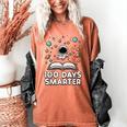 100 Days Smarter Astronaut Book 100th Day Girls Kids Women Women's Comfort Colors T-Shirt Yam