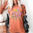 100th Day Of School Teacher 100 Days Coffee Books Women's Comfort Colors T-Shirt Yam 100th Day Of School Teacher 100 Days Coffee Books Women's Comfort Colors T-Shirt Yam
