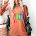 8647 Equal Rights Book Flower Trump Women Rights Feminist Women's Comfort Colors T-Shirt Yam