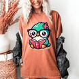Adorable Book Lover Humming Bird With Reading Glasses Cute Women's Comfort Colors T-Shirt Yam Adorable Book Lover Humming Bird With Reading Glasses Cute Women's Comfort Colors T-Shirt Yam