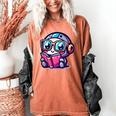 Adorable Book Lover Robot With Reading Glasses Cute Women's Comfort Colors T-Shirt Yam