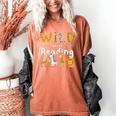 Animal Print Read A Book Character Kids Wild About Reading Women's Comfort Colors T-Shirt Yam Animal Print Read A Book Character Kids Wild About Reading Women's Comfort Colors T-Shirt Yam