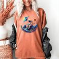 Astronaut Reading Book In Space Books Lover Bookworm Women's Comfort Colors T-Shirt Yam Astronaut Reading Book In Space Books Lover Bookworm Women's Comfort Colors T-Shirt Yam