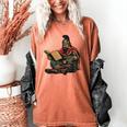 Attila The Hun Reading A Book Women's Comfort Colors T-Shirt Yam