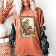 The Aunt Tarot Card Women Skeleton Aunty Book Lover Women's Comfort Colors T-Shirt Yam The Aunt Tarot Card Women Skeleton Aunty Book Lover Women's Comfort Colors T-Shirt Yam