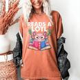 Axolotl Books Readsalotl Reading Bookworm Boys Girls Women's Comfort Colors T-Shirt Yam Axolotl Books Readsalotl Reading Bookworm Boys Girls Women's Comfort Colors T-Shirt Yam