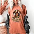 Big Cancer Energy Woman Camo Zodiac Book Teacher Women's Comfort Colors T-Shirt Yam